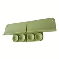 Foldable Water Blocking Board Waterproof Suction Cup Baffle Folding Water Blocking  Countertop Use žalia