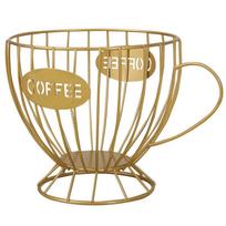 Metal Coffee Capsule Holder Large Capacity Cup Coffee Pod Organizer for Coffee Shop Bar Display Kitchen Storage Accessories auksas
