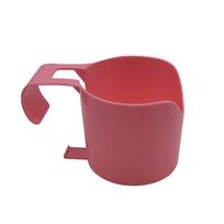 Universal Pink Cup Holder for Desk, Table, Bedside, Adjustable Clip-On Drink Organizer for Home Office Use rožinė