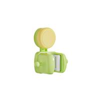 Punch Free Suction Cup Mop Holder Dopamine Mop Storage Clips Durable Mop Broom Holder  Home žalia