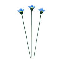 3 pcs Garden Decoration Insect Drinking Cup Ceramic Bee Watering Station  Party Decor 3Pcs Blue
