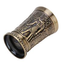 Brass Metal Shot Glass Silver Mini Cup Gift Shot Glasses Egyptian Wine Glass  Office Desk Decor bronza