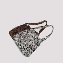 IELGY Ladies Messenger Bag Lazy Style Leopard Print Large Capacity Commuter Shoulder Bag balta