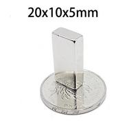 10/20/30pcs Magnets 20x10x5mm - Industrial Strength Rectangular Magnets for Jigs, Fixtures, Tool Holding
