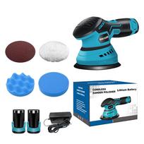 Cordless Car Polisher Electric Auto Polishing Machine Multifunctional Home Cleaning Metal Waxing Wood Sanding Rust Removal Machine