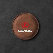 HETUR1 2PCS Suede Car Cup Holder Anti-Slip Coasters Mat Interior Accessories For Lexus CT200H IS300H IS200 IS250 RX350 NX200 GS430 450H (as the picture,2pcs)