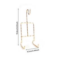 Durable Metal Cup and Saucer Display Stand Decorative Storage Organizer Coffee Cup Holder Iron Cup Stand Home Kitchen