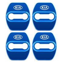 POZP2 4Pcs 3 Type For Kia Rio Ceed Sportage Cerato Soul Car Door Lock Cover Sticker Metal Emblem Decal Auto Door Styling