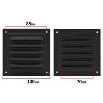 Aluminum Alloy Air Vent Grille Heating Cooling Vents Plate Exhaust Outlet Ventilation Cover 100/150/200/250/300/400mm Metal