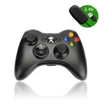 Black 2.4G Wireless Adapter for Xbox 360 Controller, Stable Signal Plug-and-Play Gaming Accessory