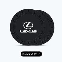 crbkpm1 For Lexus Silicone Car Coaster Water Cup Bottle Non Slip Pad Anti-Slip Mat RX350 IS250 IS200 GS300 LX570 RC350 UX250h ES350