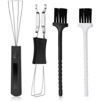 1SET Keycap Puller and Switch Puller with Keyboard Brush, Keycap Remover Switch Puller Mechanical Stainless Steel Keyboard Remover Keyboard Cleaning 1Set
