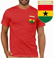 Ghana Flag T-Shirt Top | 2026 African Cup Football Tee Africa Inspired T Shirt M