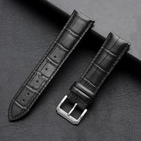Vintage Genuine Calfskin Leather Watch Band 12/13/14/15/16/17/18/19/20/21/22/23/24mm Soft Slub Pattern Watch Strap for Men Women 12mm&Rose buckle juoda