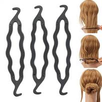 5 vnt. „Hair Twist“ formavimo klipas „Bun Bun Maker Braid“ įrankis „Pasidaryk pats“ plaukų formavimo priedai black