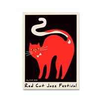 Derliaus festivalis Tarptautinis džiazo plakatai Muzika Retro spaudiniai Stilius Žurnalas Sienos Menas Drobė Tapyba Paveikslėliai svetainei 21*30cm