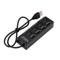 4 Ports USB 2.0 High Speed Power ON/OFF Switch Hub Adapter for Computer Laptop juoda