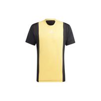 adidas Tennis HEAT.RDY Pro FreeLift 3D Rib Tee Spark/Black Men Streetwear IS8972 XXL beige