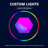RGB „Bluetooth“ LED šešiakampis šviestuvas vidaus sieninis šviestuvas APP nuotolinio valdymo pultas naktinis apšvietimas kompiuterinių žaidimų kambario miegamojo lovos apdaila 6PCS-USB purple