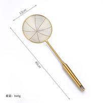 Gold 304 Stainless Steel Hot Pot Colander Large Noodles Oil Frying Filter Strainers Drainer Skimmer Kitchen Accessories