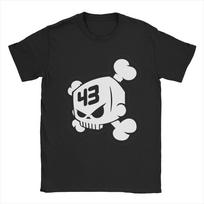 Ken Block Fashion T Shirts for Men Women Skull Logo Pure Cotton  Tee Shirt Clothes S juoda