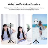 Mini 5 Section Extendable Selfie Stick Integrated with Tabletop Tripod with BT Remote Control Compatible with Huawei juoda