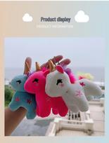Mini Unicorn Plush Keychain - Cute Pony Pendant Toy 13 cm