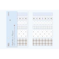 INS Korean Cute Index Tabs Star Polk Dor Basic Journaling Office School Study Memo Sticky Notes Cute Self-Adhesive Page Markers