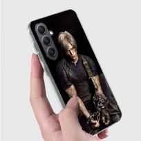 Leon Kennedy Resident Evil 4 Phone For Samsung A15 A25 A35 A55 A71 A51 Galaxy S9 S8 S10E A41 A31 A11 M12 M32 M30S M51 M52 J8 J6 Samsung A55 5G