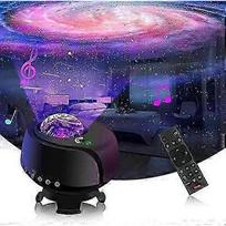 Didžiausio ploto Galaxy Lights Projektorius 2.0, Žvaigždžių Projektorius, Su Besikeičiančiomis Ūkų Ir Galaktikų Formomis Kosminė Naktinė Lempa_Onyx