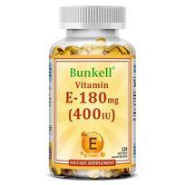 Vitamin E 400 IU Dietary Supplement, 120 Softgels Per Bottle 120 Capsules
