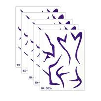 baizihuahu 5 Sheets Temporary Tattoo Stickers, Skin-Friendly Demon Energy Pattern Tattoos, Hypoallergenic Non-Irritating Stickers for Kids Adults A