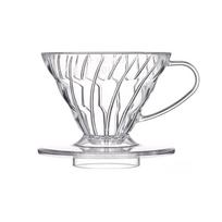 HARIO V60 Dripper 01 Clear Tritan Coffee Cup Conical Dishwasher Made in Japan Pour-Over 1-2 Capacity, Shape, BPA-Free, Safe, VDTA-01-T