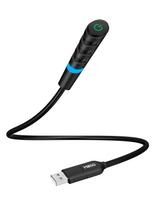 MillSO USB PC Microphone with Mute Noise High Sound Adjustable Flexible Wired External Microphone for Web and Recording Button, Cancelling,