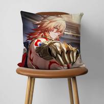 Honkai Star Rail Mydei 30X30Cm 45X45Cm Pillow Case Decor Protective Covers Comfortable Soft For Sofa Living Room Home Office Peach skin 18*18(CM)-1Pcs