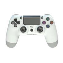 Wireless Game Controller for PS4 Bluetooth 5.0 Dual Vibration Gyroscope white