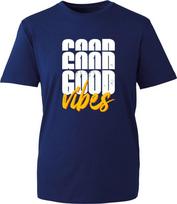Good Vibes TShirt Positive Vibes Motivational Hippie Retro Unisex Gift Tee Top S