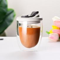 350/450ml Double Wall Insulated Glass Cup Clear Espresso Coffee Mugs Handmade Beer Mug Tea Milk glass Whiskey Cups Drinkware 301-400ml