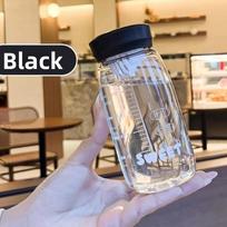 Transparent Water Cup with Tea Strainer Reusable Plastic Cup New Portable Drink Bottle  Outdoor juoda