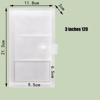 120/240 Slots 3-inch Photo Albums Photo Cards Postcards Movie Tickets Cards for Books and Souvenirs