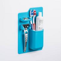 Silikoninis dantų šepetėlio laikiklis Vonios gaminys Home Organizer Mighty dantų pastos laikiklis rožinė