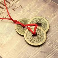 Lucky Coins Senoviniai Feng Shui pakabukai, karoliai, madingi papuošalai