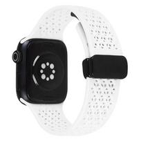 Magnetinis sportinis silikoninis dirželis Apple Watch 49mm 45mm 44mm 41mm 40mm 42mm 38mm guminė juosta, skirta IWatch serijai 9 8 7 6 5 4 Se Ultra 2 42mm 44mm 45mm raudona