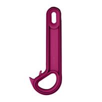 Ring Pull skardinių atidarytuvas J formos Patogus Pop Top stiklainių atidarytuvas senjorams ir artritui Ergonomiškas lengvas skirtukų atidarytuvas soda alaus skardinei violetinė