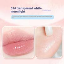 Akinantis temperatūros lūpų balzamas Bespalvis atspalvintas lūpdažis Drėkinantis Gerina sausas suskilinėjusias lūpų linijas Naktinis atstatymas W928-01 #Transparent white moonlight (colorless)