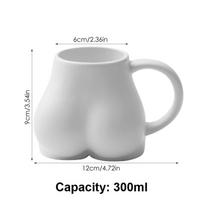 Butt Drinking Cups Solid Color Coffee Mug Funny Coffee Mug Body Ass Cup Milk Water Mugs Table Desktop Home Decoration 300ml balta