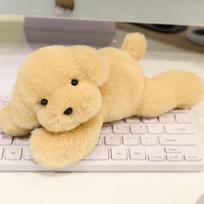 Cute cute little animal rabbit fox doll plush toy golden retriever dog doll children's doll doll 21cm（0.14kg）