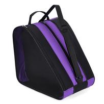 Adjustable Shoulder Straps Ice Shoes Bags Portable Roller Skates Bag Breathable Kids Inline Skates Bag Easy to Use black