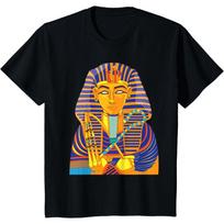 Kids Kids King Tut Pharaoh Shirt Tutankhamun Geek History S juoda