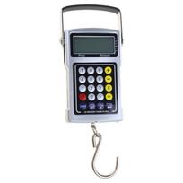 Multifunction Scale with Hook Measruing Tape/Thermometer/Strip/Calculator/Price/Clock for Household Industrial Portable 1